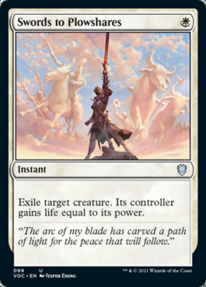 Swords to Plowshares [Innistrad: Crimson Vow Commander] | Tables and Towers