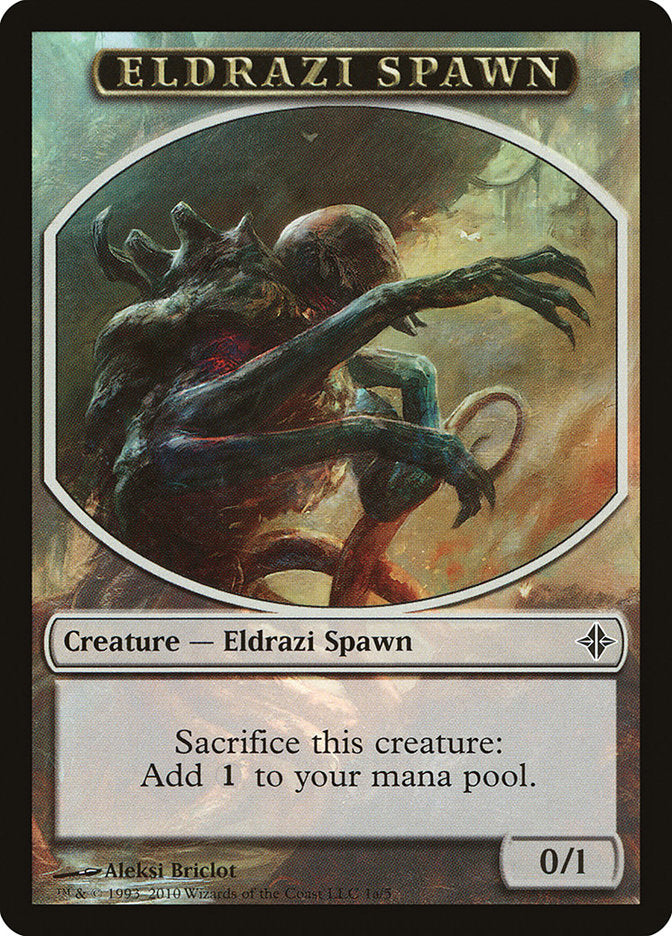 Eldrazi Spawn Token (1a/5) [Rise of the Eldrazi Tokens] | Tables and Towers