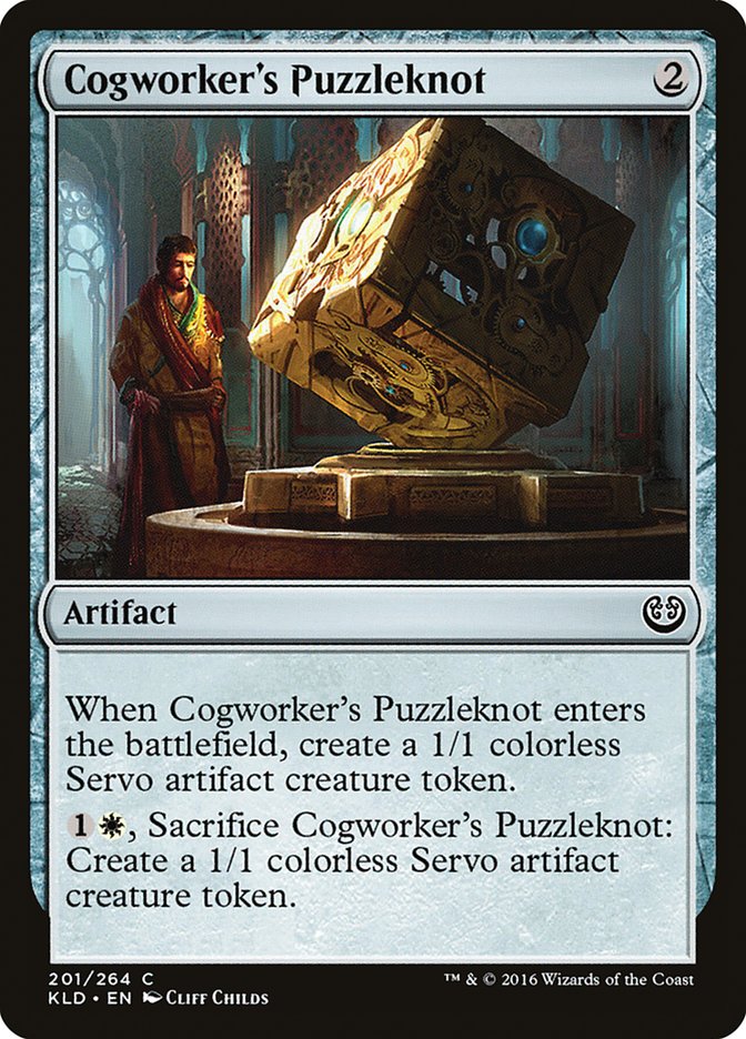 Cogworker's Puzzleknot [Kaladesh] | Tables and Towers