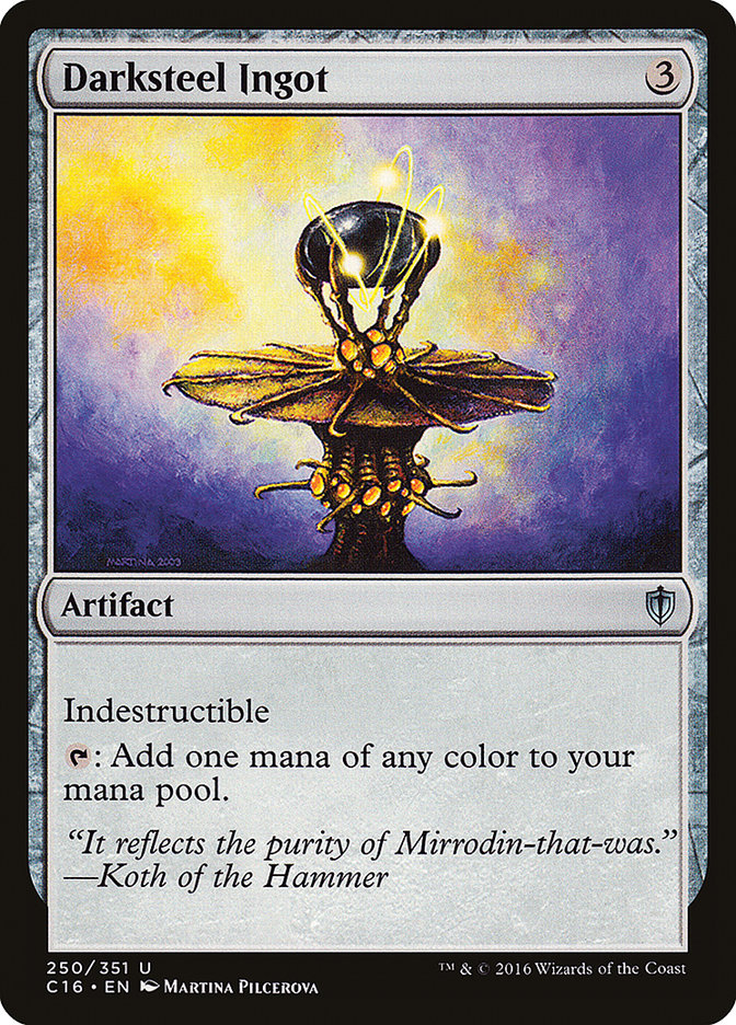 Darksteel Ingot [Commander 2016] | Tables and Towers
