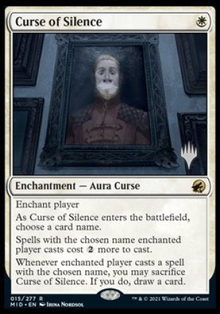 Curse of Silence (Promo Pack) [Innistrad: Midnight Hunt Promos] | Tables and Towers