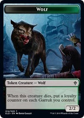 Wolf // Food (17) Double-Sided Token [Throne of Eldraine Tokens] | Tables and Towers