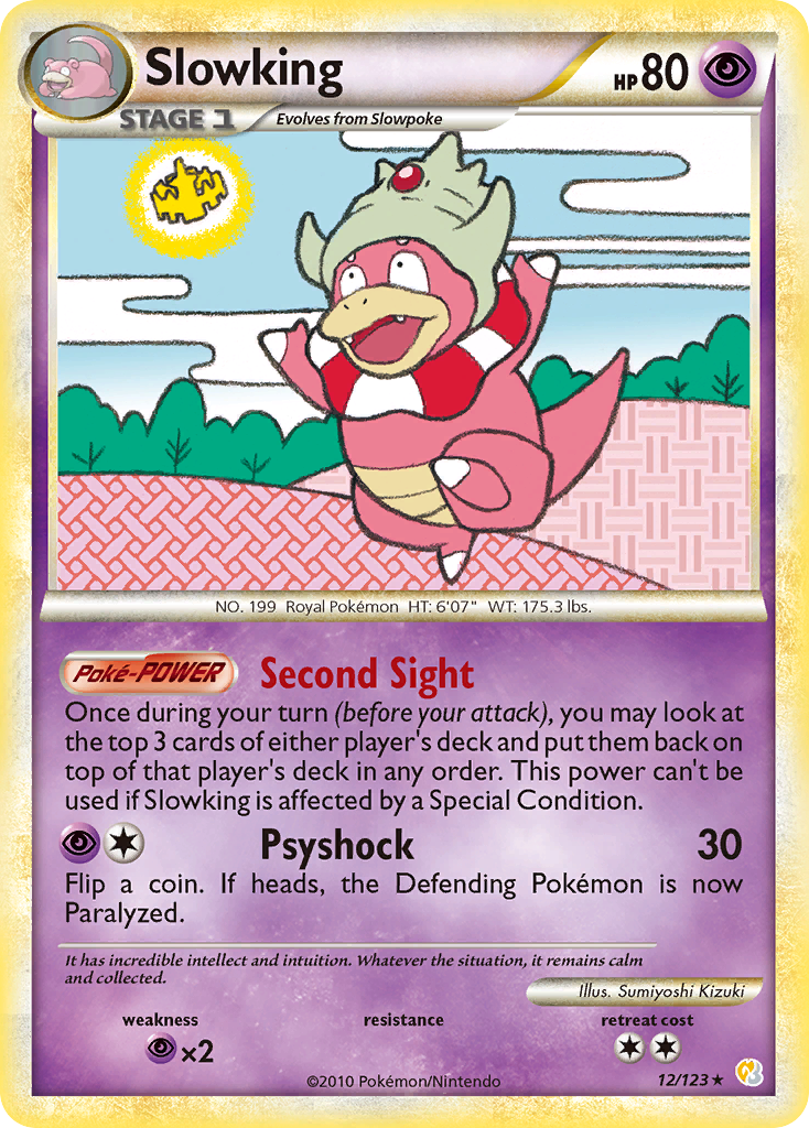 Slowking (12/123) [HeartGold & SoulSilver: Base Set] | Tables and Towers