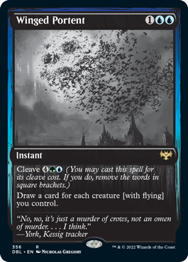 Winged Portent [Innistrad: Double Feature] | Tables and Towers