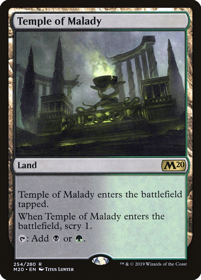 Temple of Malady [Core Set 2020] | Tables and Towers