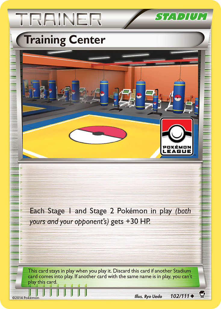 Training Center (102/111) [XY: Furious Fists] | Tables and Towers