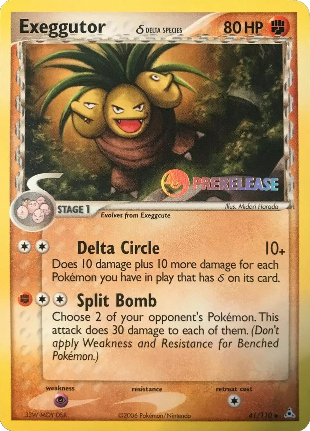 Exeggutor (41/110) (Prerelease) [EX: Holon Phantoms] | Tables and Towers