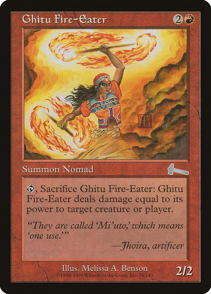 Ghitu Fire-Eater [Urza's Legacy] | Tables and Towers