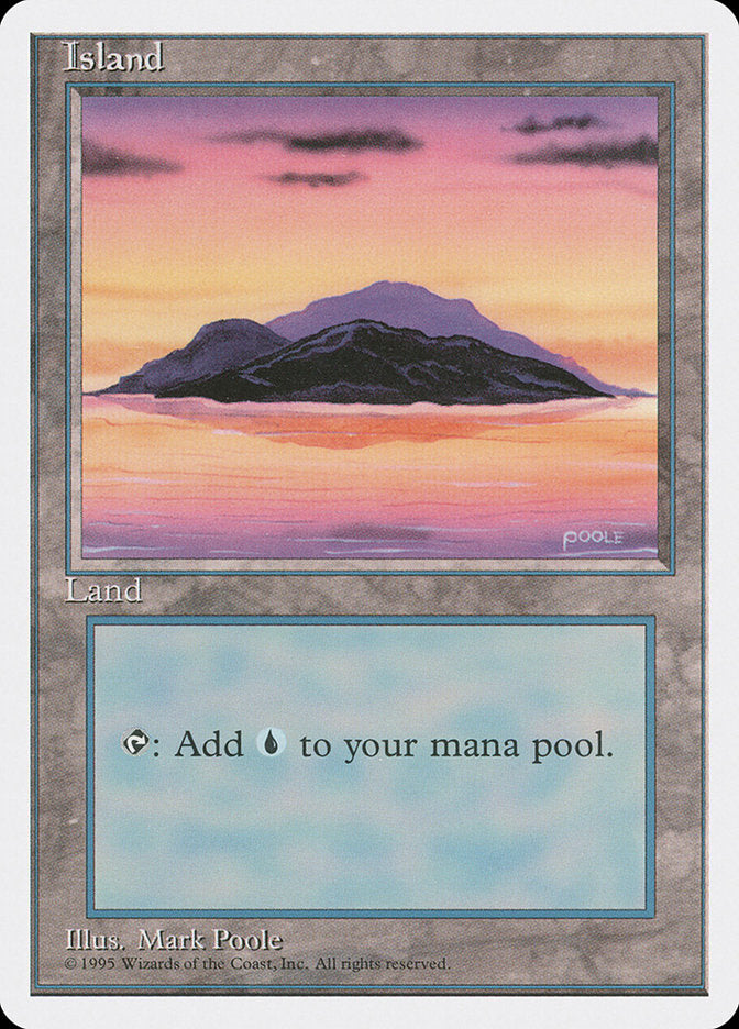 Island (Sunset / Signature on Right) [Fourth Edition] | Tables and Towers