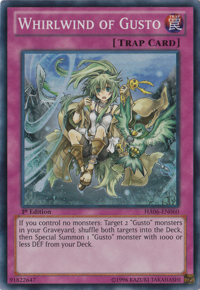 Whirlwind of Gusto [HA06-EN060] Super Rare | Tables and Towers