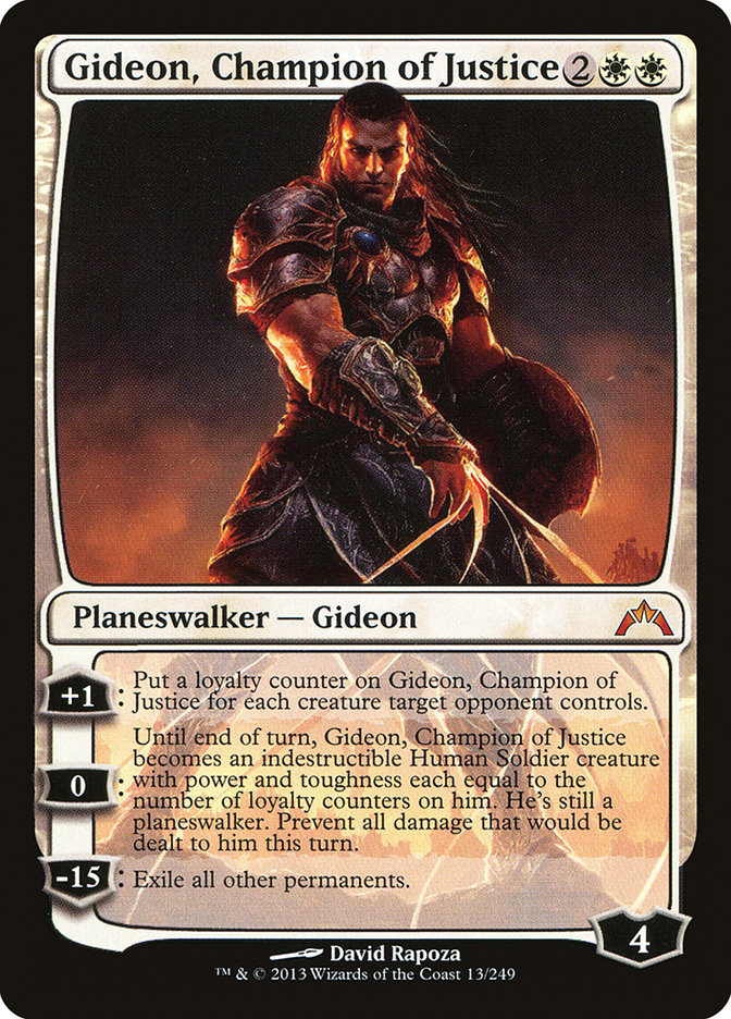 Gideon, Champion of Justice [Gatecrash] | Tables and Towers