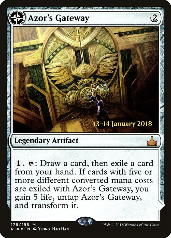 Azor's Gateway // Sanctum of the Sun [Rivals of Ixalan Prerelease Promos] | Tables and Towers