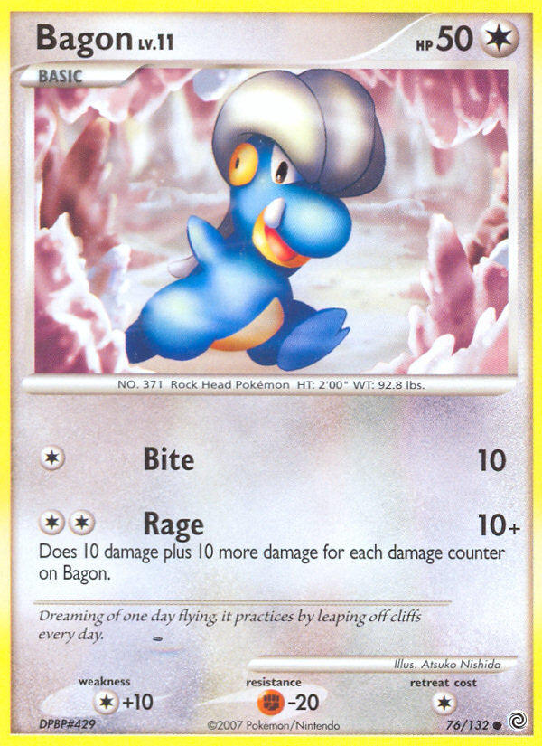 Bagon (76/132) [Diamond & Pearl: Secret Wonders] | Tables and Towers