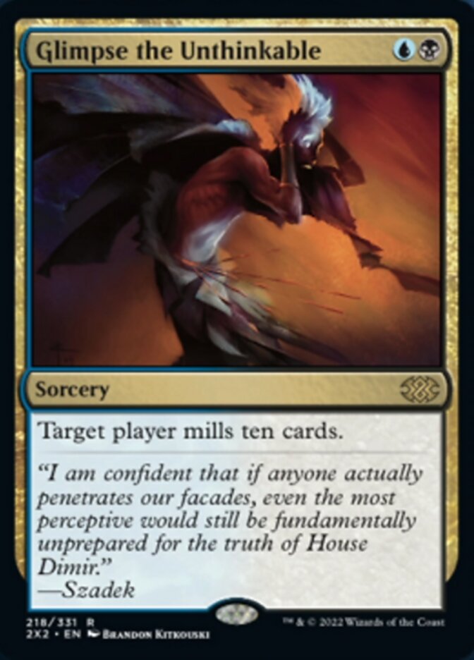 Glimpse the Unthinkable [Double Masters 2022] | Tables and Towers