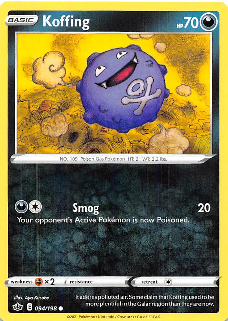 Koffing (094/198) [Sword & Shield: Chilling Reign] | Tables and Towers