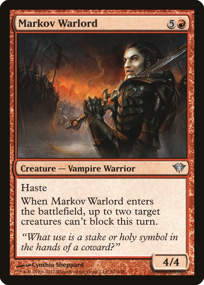 Markov Warlord [Dark Ascension] | Tables and Towers