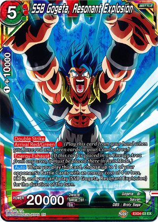 SSB Gogeta, Resonant Explosion (EX04-03) [Unity of Saiyans] | Tables and Towers