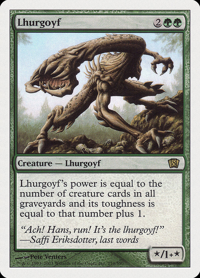 Lhurgoyf [Eighth Edition] | Tables and Towers