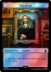 Soldier // Treasure (0060) Double-Sided Token (Surge Foil) [Doctor Who Tokens] | Tables and Towers