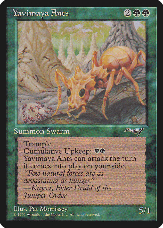 Yavimaya Ants [Alliances] | Tables and Towers