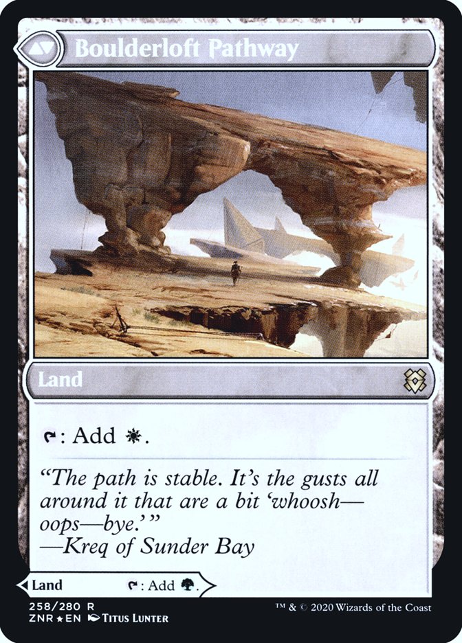 Branchloft Pathway // Boulderloft Pathway [Zendikar Rising Prerelease Promos] | Tables and Towers