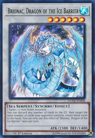 Brionac, Dragon of the Ice Barrier [DUDE-EN008] Ultra Rare | Tables and Towers