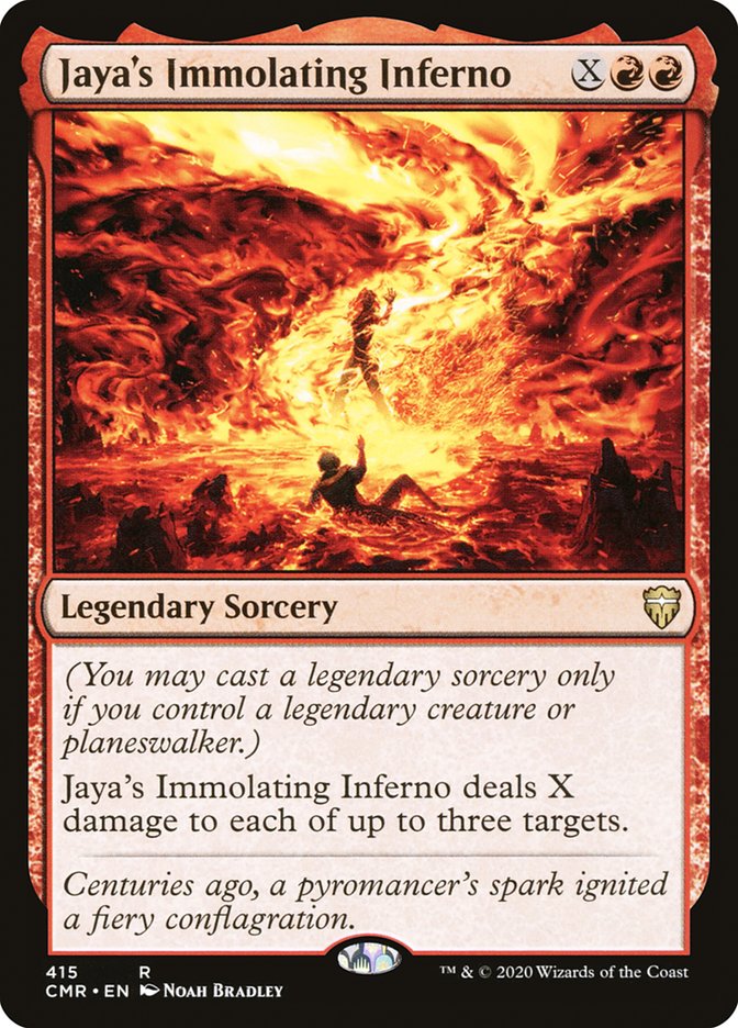 Jaya's Immolating Inferno [Commander Legends] | Tables and Towers