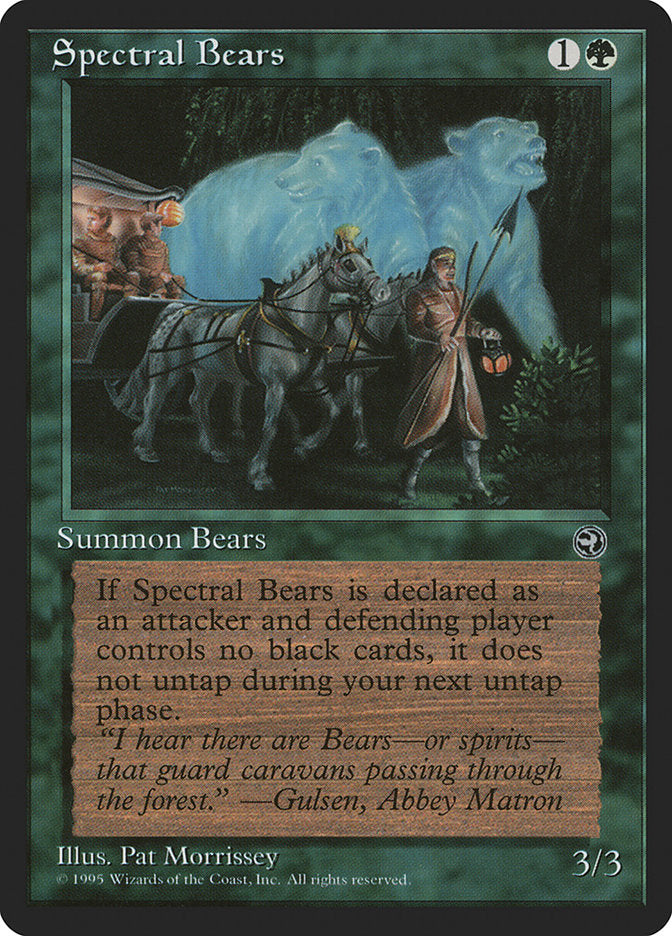 Spectral Bears [Homelands] | Tables and Towers