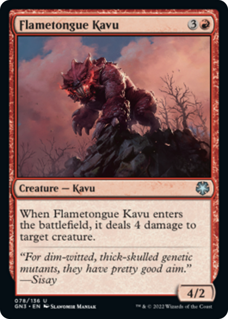 Flametongue Kavu [Game Night: Free-for-All] | Tables and Towers