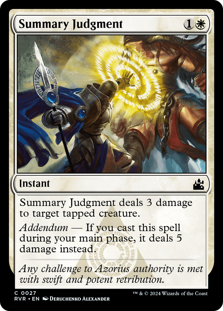 Summary Judgment [Ravnica Remastered] | Tables and Towers