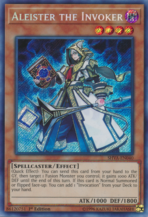 Aleister the Invoker [SHVA-EN040] Secret Rare | Tables and Towers