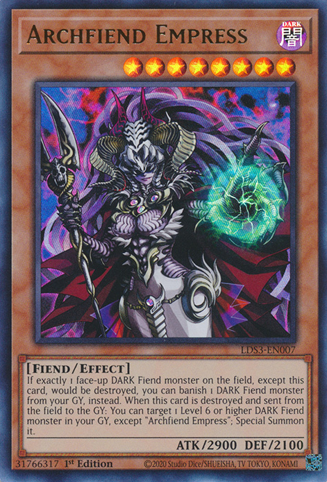 Archfiend Empress [LDS3-EN007] Ultra Rare | Tables and Towers