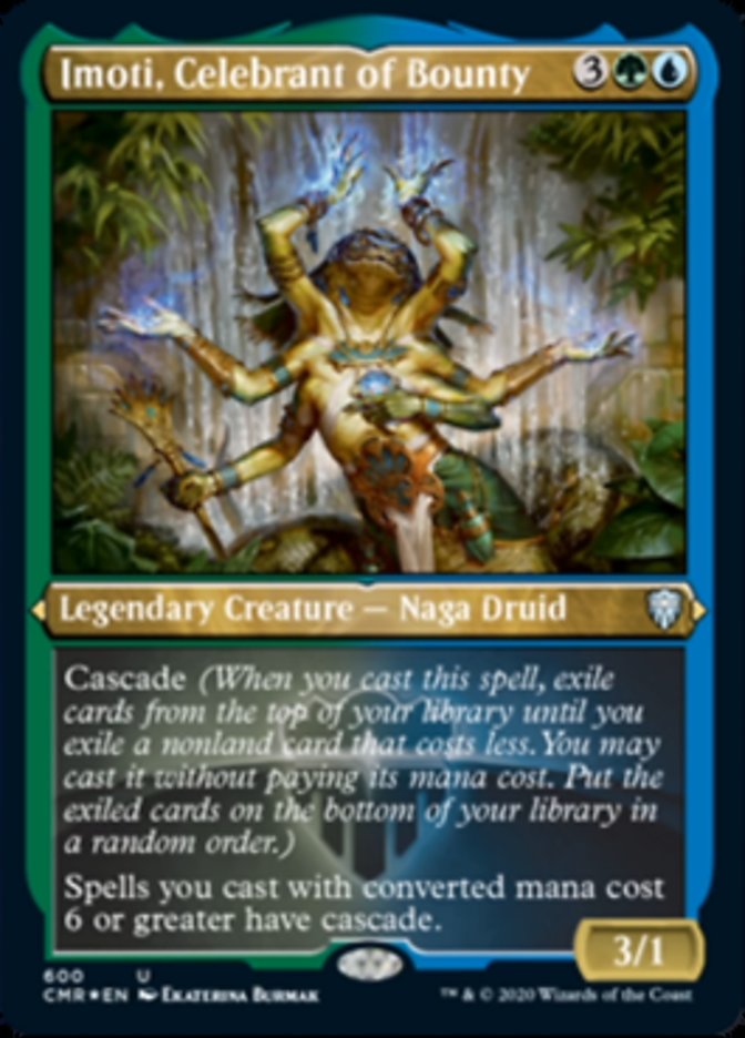 Imoti, Celebrant of Bounty (Etched) [Commander Legends] | Tables and Towers