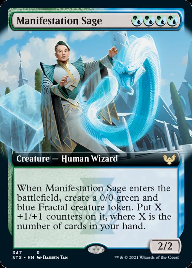 Manifestation Sage (Extended Art) [Strixhaven: School of Mages] | Tables and Towers