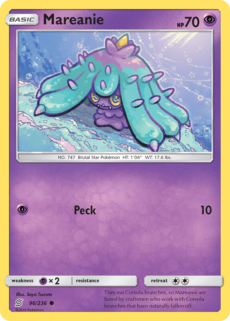 Mareanie (96/236) [Sun & Moon: Unified Minds] | Tables and Towers