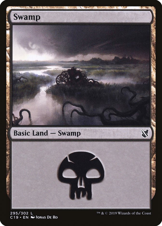 Swamp (295) [Commander 2019] | Tables and Towers