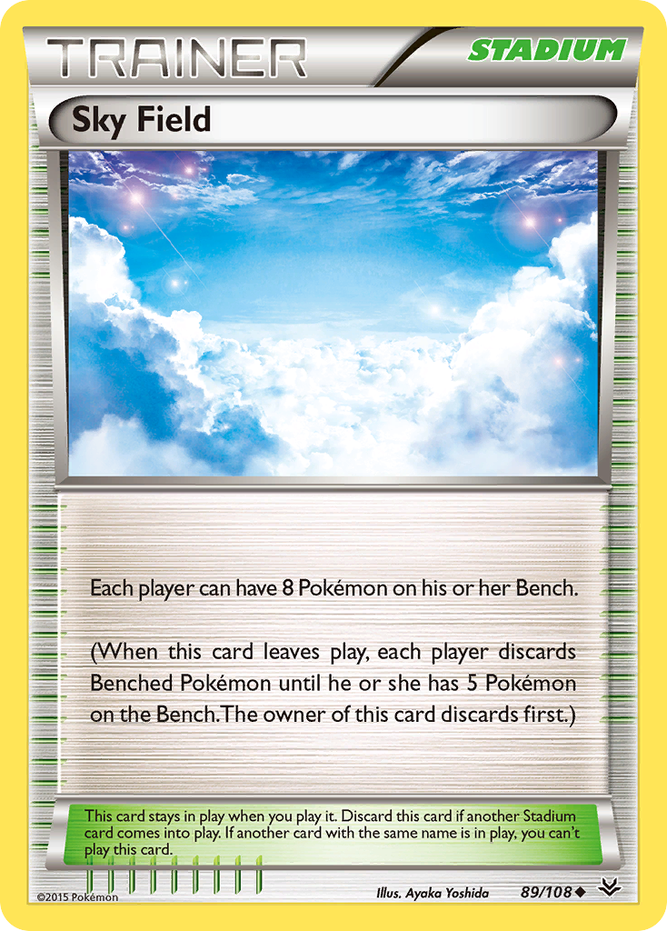 Sky Field (89/108) [XY: Roaring Skies] | Tables and Towers