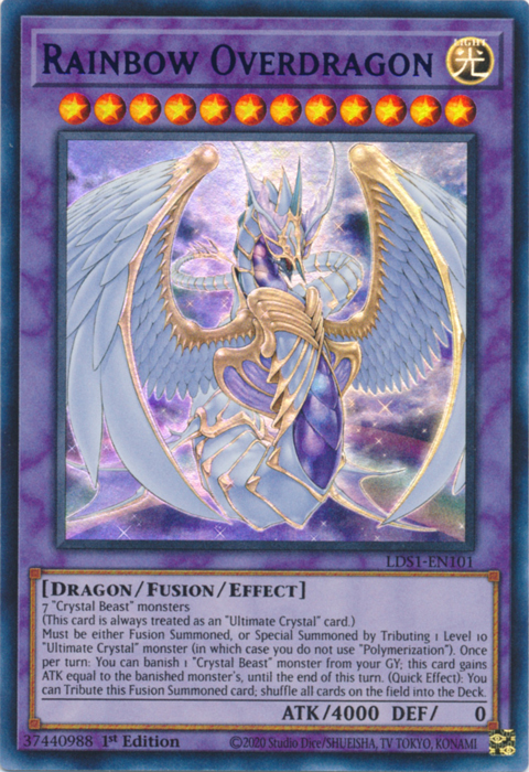 Rainbow Overdragon (Purple) [LDS1-EN101] Ultra Rare | Tables and Towers