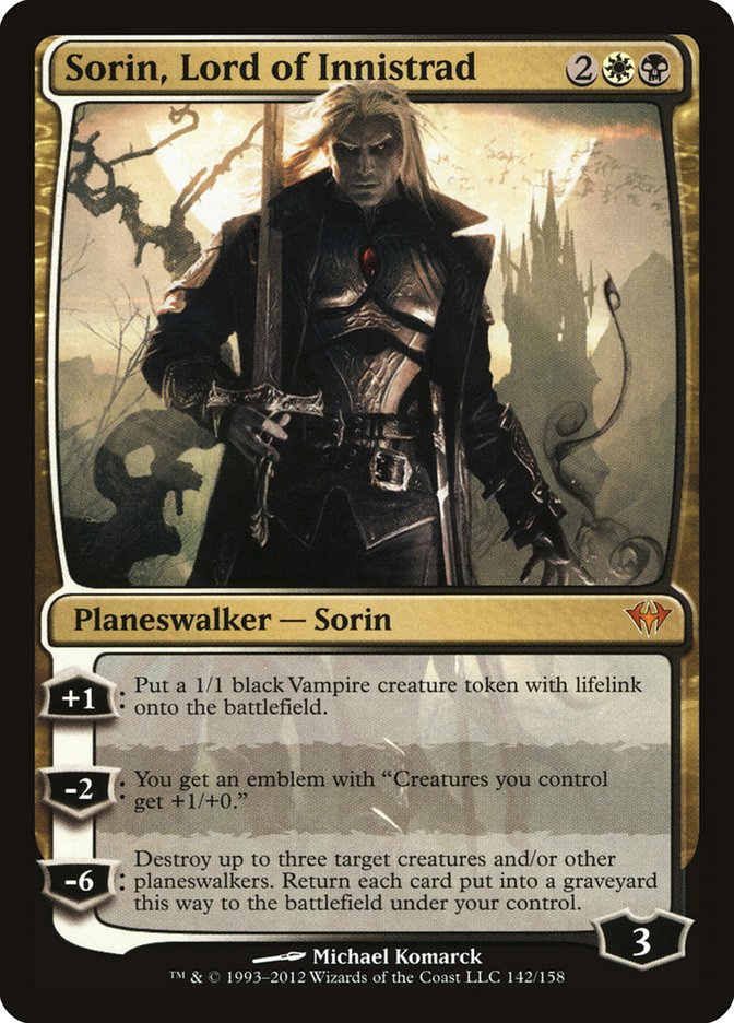 Sorin, Lord of Innistrad [Dark Ascension] | Tables and Towers