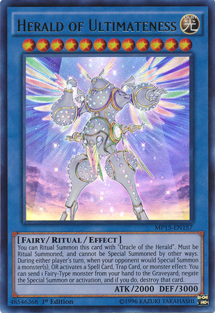 Herald of Ultimateness [MP15-EN157] Ultra Rare | Tables and Towers