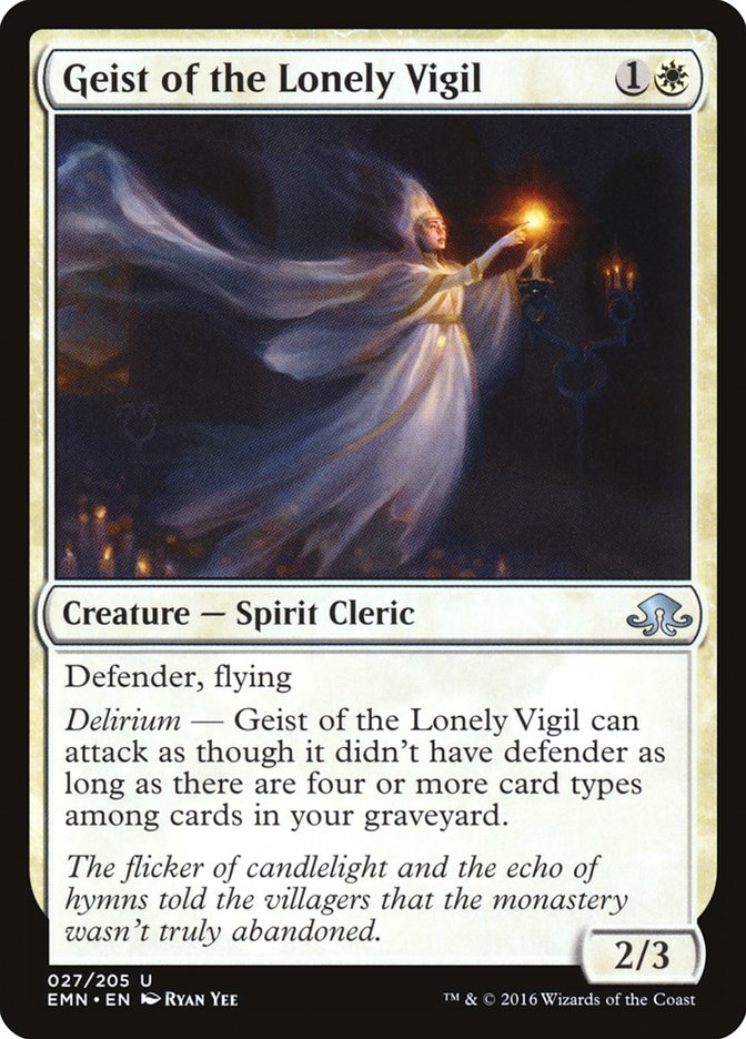 Geist of the Lonely Vigil [Eldritch Moon] | Tables and Towers