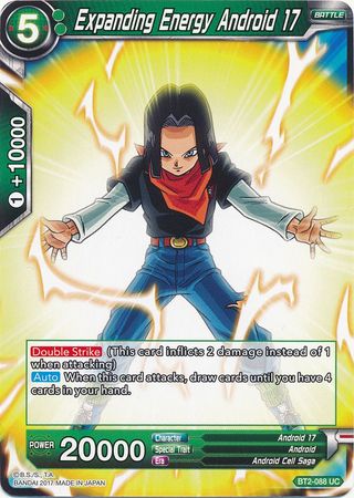 Expanding Energy Android 17 (BT2-088) [Union Force] | Tables and Towers