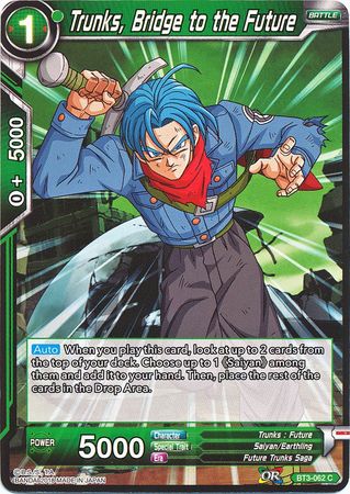 Trunks, Bridge to the Future (BT3-062) [Cross Worlds] | Tables and Towers