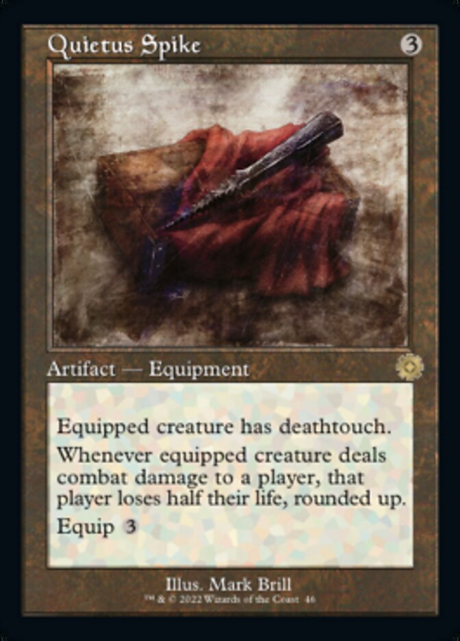 Quietus Spike (Retro) [The Brothers' War Retro Artifacts] | Tables and Towers