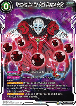 Yearning for the Dark Dragon Balls (Common) (BT13-149) [Supreme Rivalry] | Tables and Towers