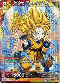 Son Goten & Trunks, Back to Back (EX09-05) [Saiyan Surge] | Tables and Towers