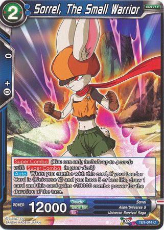 Sorrel, The Small Warrior (TB1-044) [The Tournament of Power] | Tables and Towers