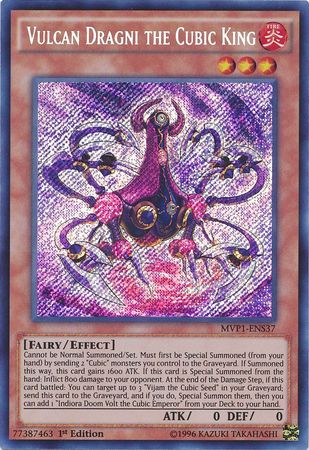 Vulcan Dragni the Cubic King [MVP1-ENS37] Secret Rare | Tables and Towers