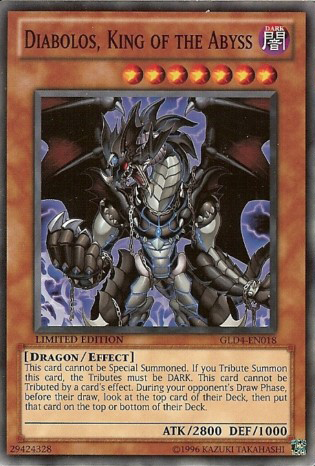 Diabolos, King of the Abyss [GLD4-EN018] Common | Tables and Towers