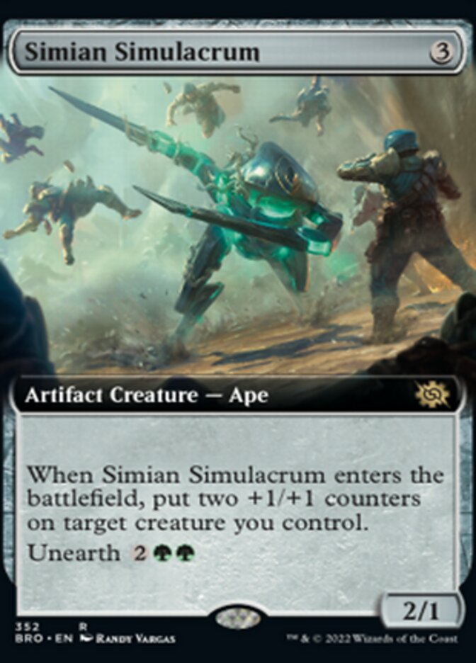 Simian Simulacrum (Extended Art) [The Brothers' War] | Tables and Towers